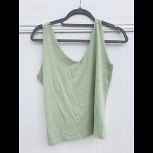 Mint green tank top